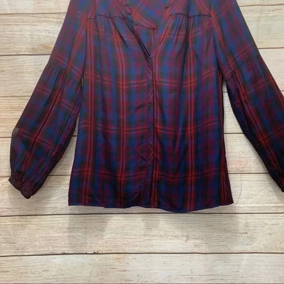 Cabi Caroling Shirt Button Front Check Plaid # 4070 - Picture 3 of 12